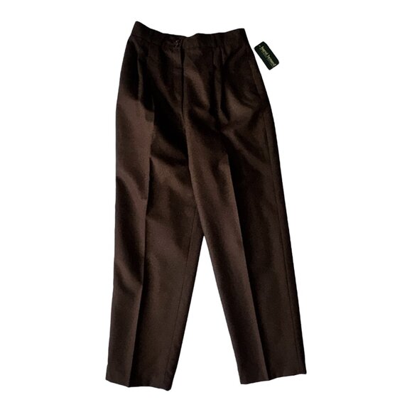 Harvé Benard 14 Brown Dress Pants NWT - Picture 1 of 4